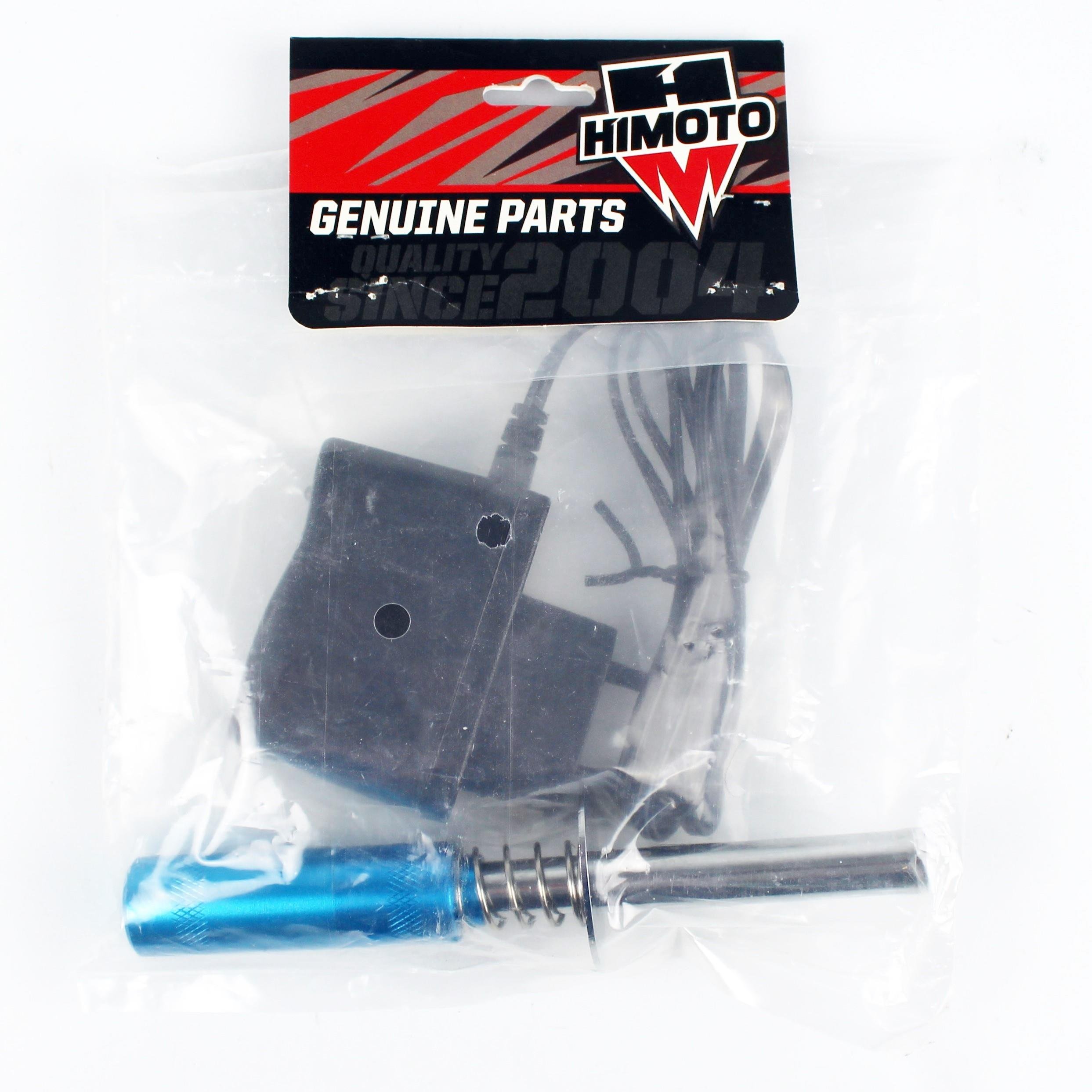 Himoto 80102B Aliminyum Buji Isıtıcısıve Şarj Aleti , Pilsiz, Mavi Renk