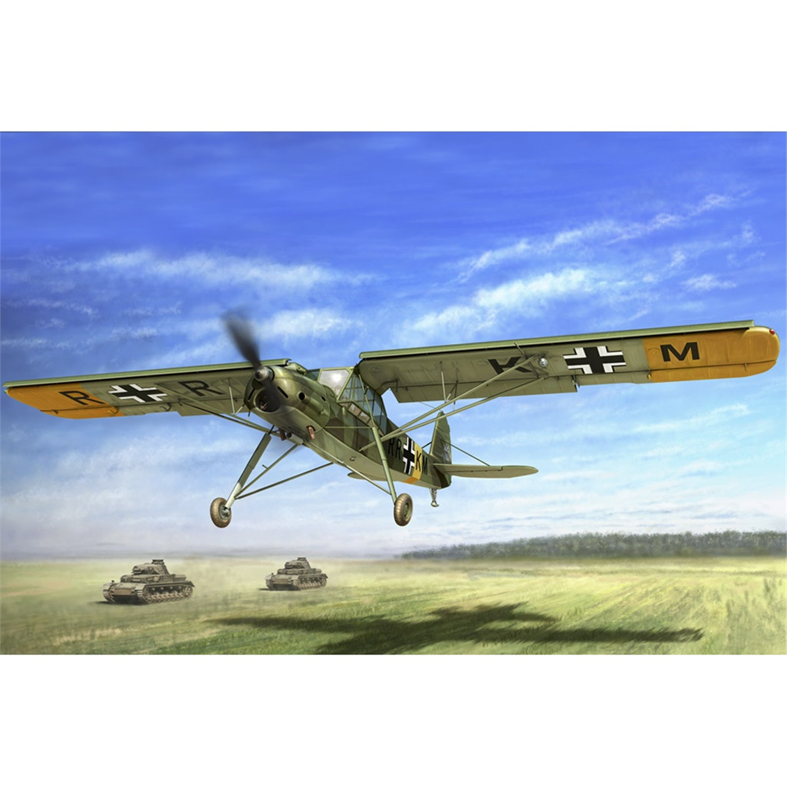 Hobbyboss 80180 1/35 Ölçek, Fieseler Fi-156 A-0/C-1 Storch Savaş Uçağı, Plastik Model Kiti