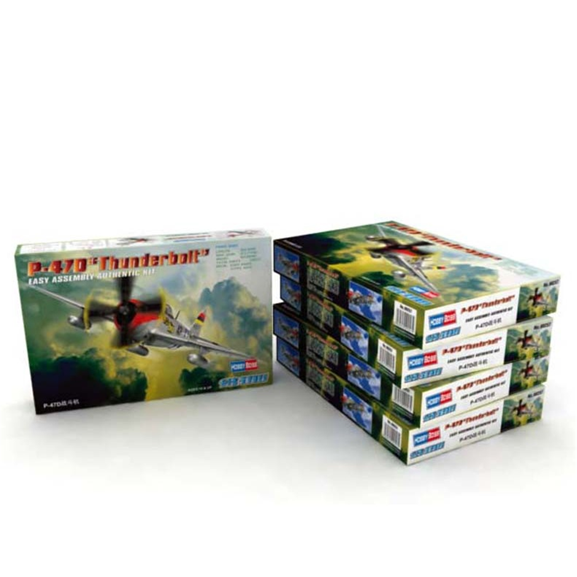 Hobbyboss 80257 1/72 Ölçek, P-47D (Thunderbolt), Savaş Uçağı Plastik Model Kiti