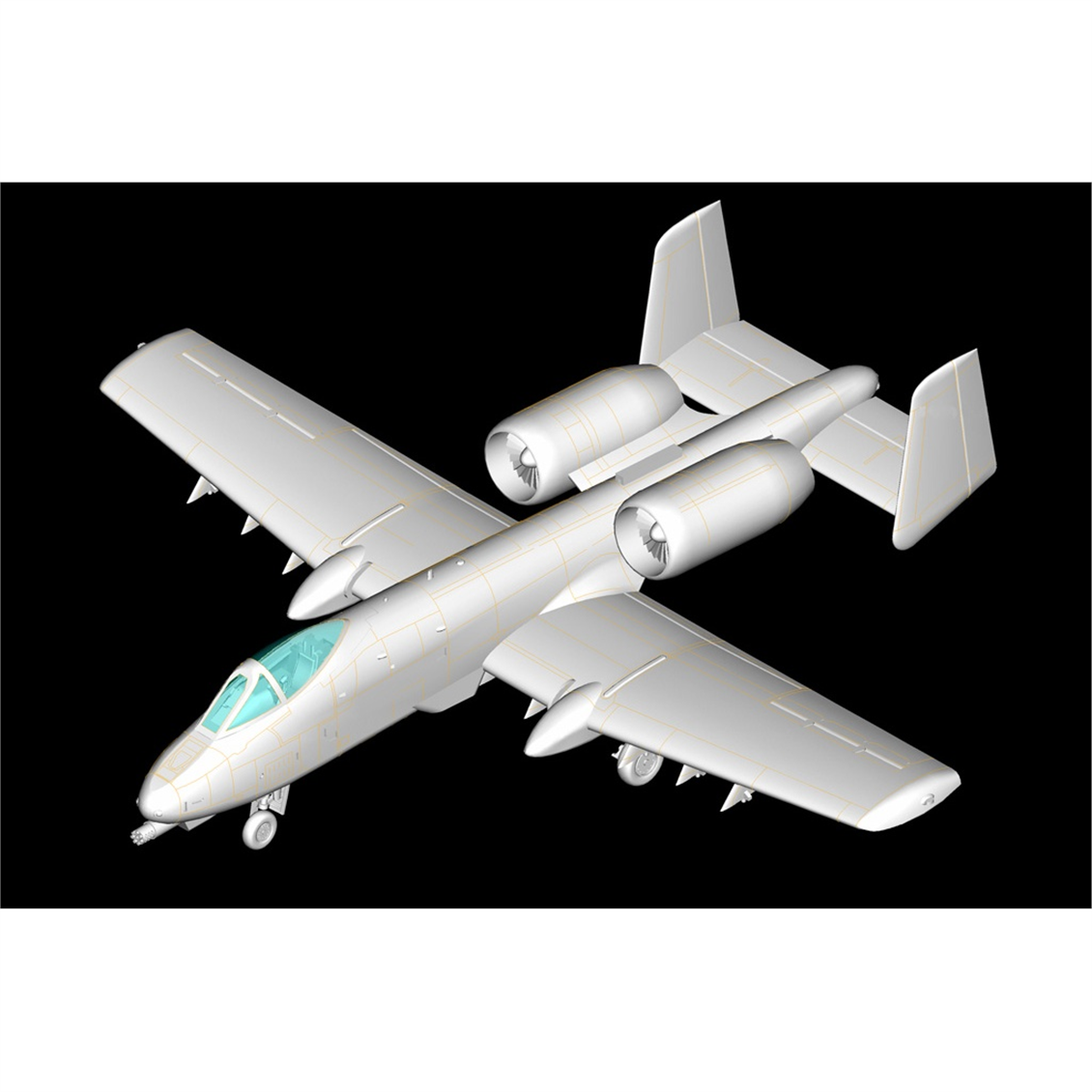 Hobbyboss 80266 1/72 Ölçek, A-10A Thunderbolt II, Savaş Uçağı Plastik Model Kiti
