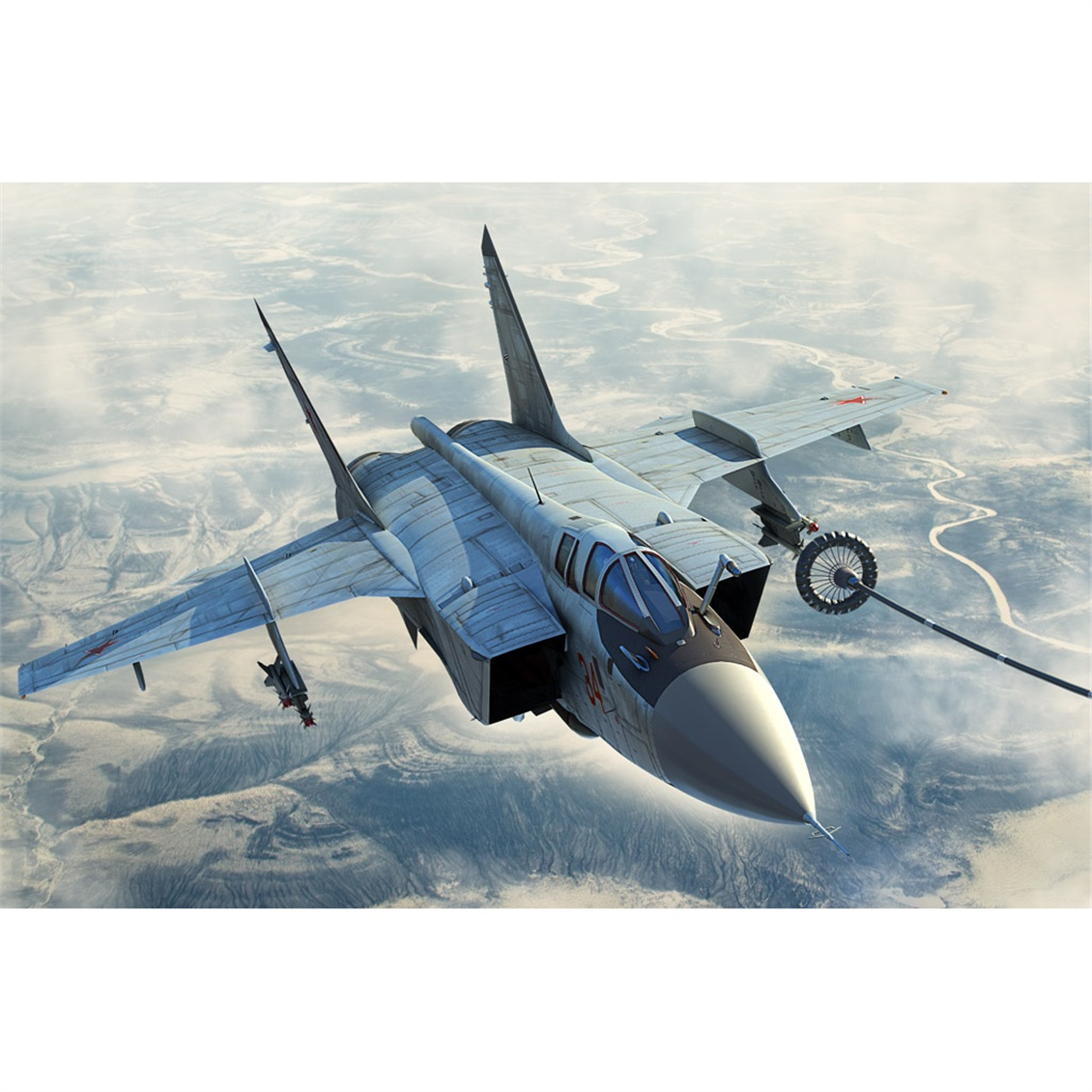 Hobbyboss 81754 1/48 Ölçek, Russian MiG-31B/BM Foxhound, Savaş Uçağı Plastik Model Kiti