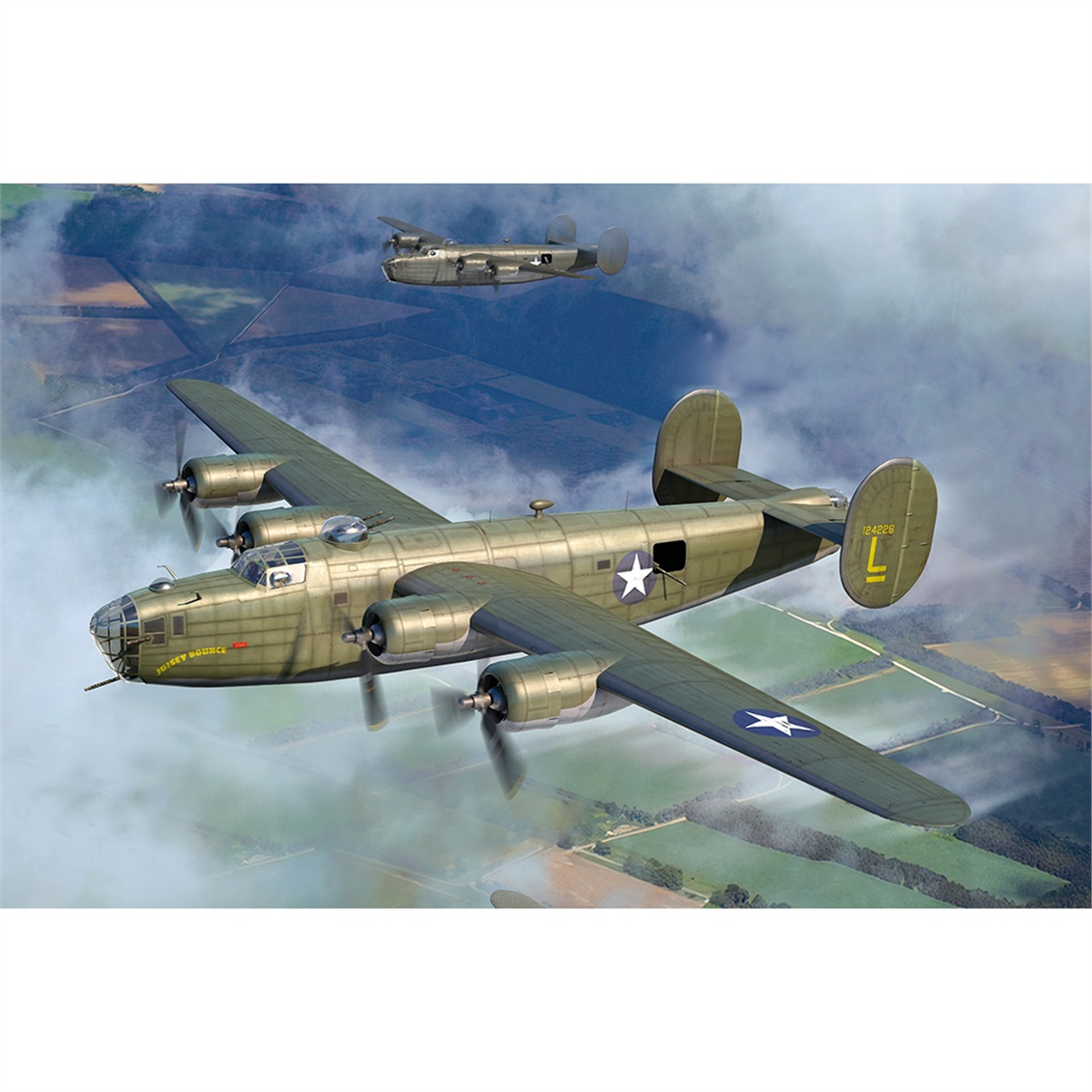 Hobbyboss 81775 1/48 Ölçek, US B-24D Liberator, Savaş Uçağı Plastik Model Kiti