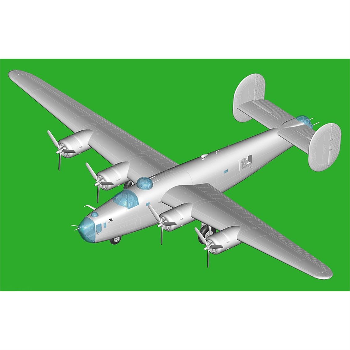 Hobbyboss 81775 1/48 Ölçek, US B-24D Liberator, Savaş Uçağı Plastik Model Kiti