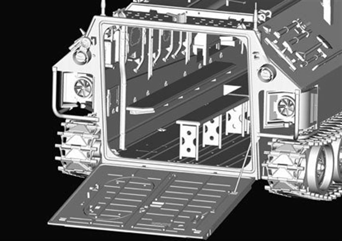 Hobbyboss 82409 1/35 LVTP-7 Amfibi Hücum Aracı Maketi