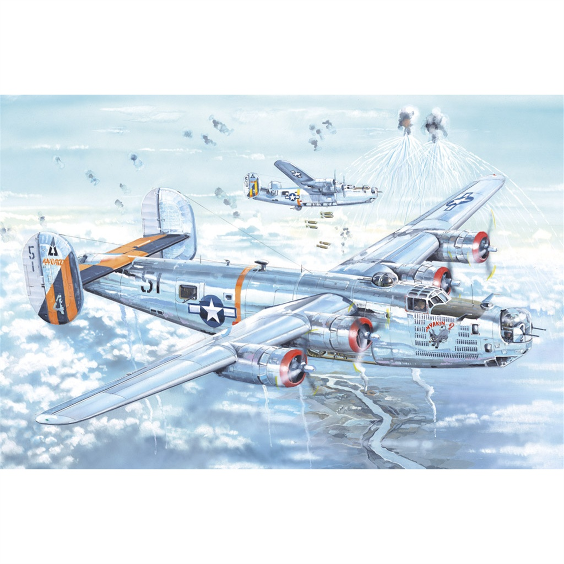 Hobbyboss 83211 1/32 Ölçek, B-24J Liberator, Savaş Uçağı Plastik Model Kiti