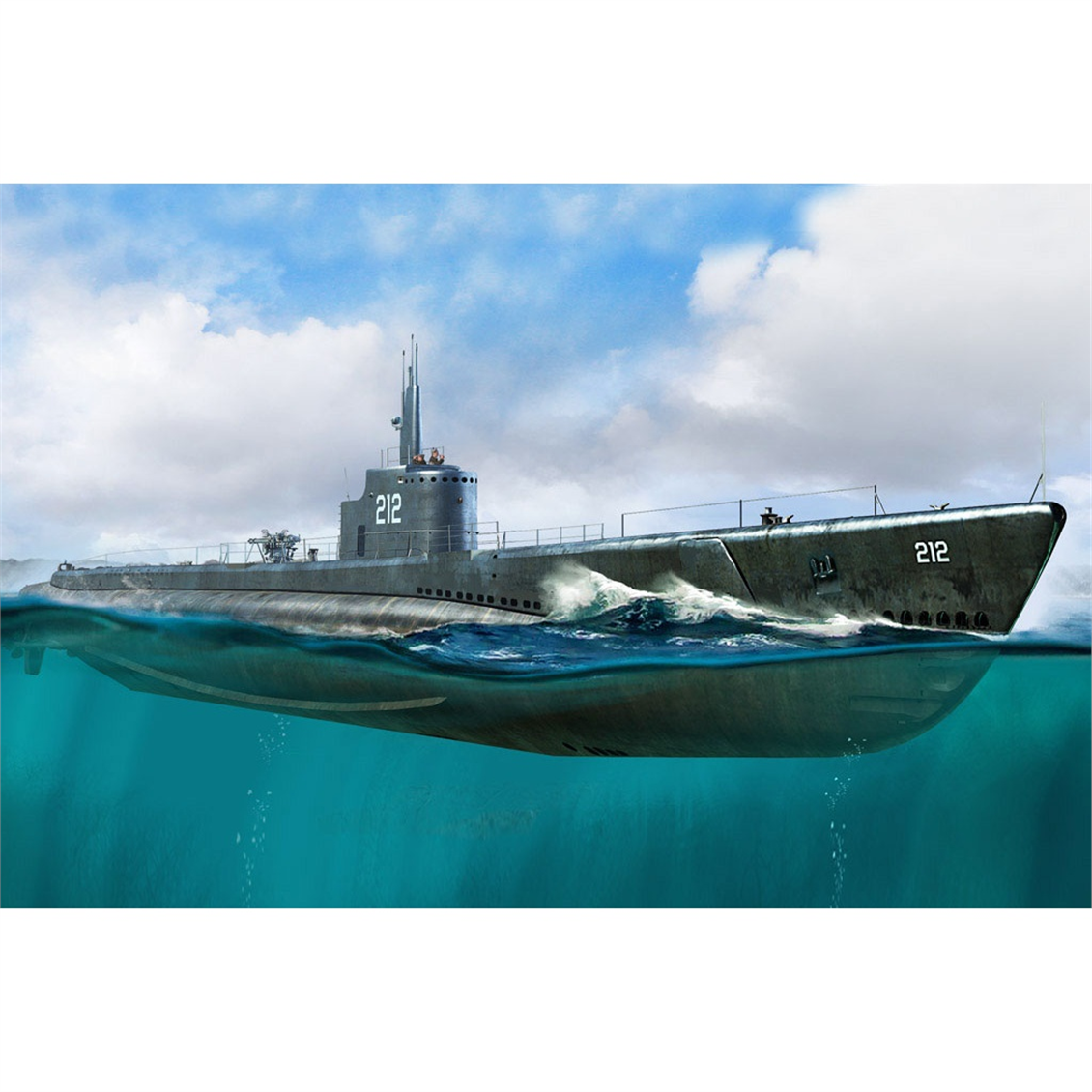 Hobbyboss 83523 1/350 Ölçek, USS GATO SS-212 1941 Denizaltısı, Plastik Model Kiti