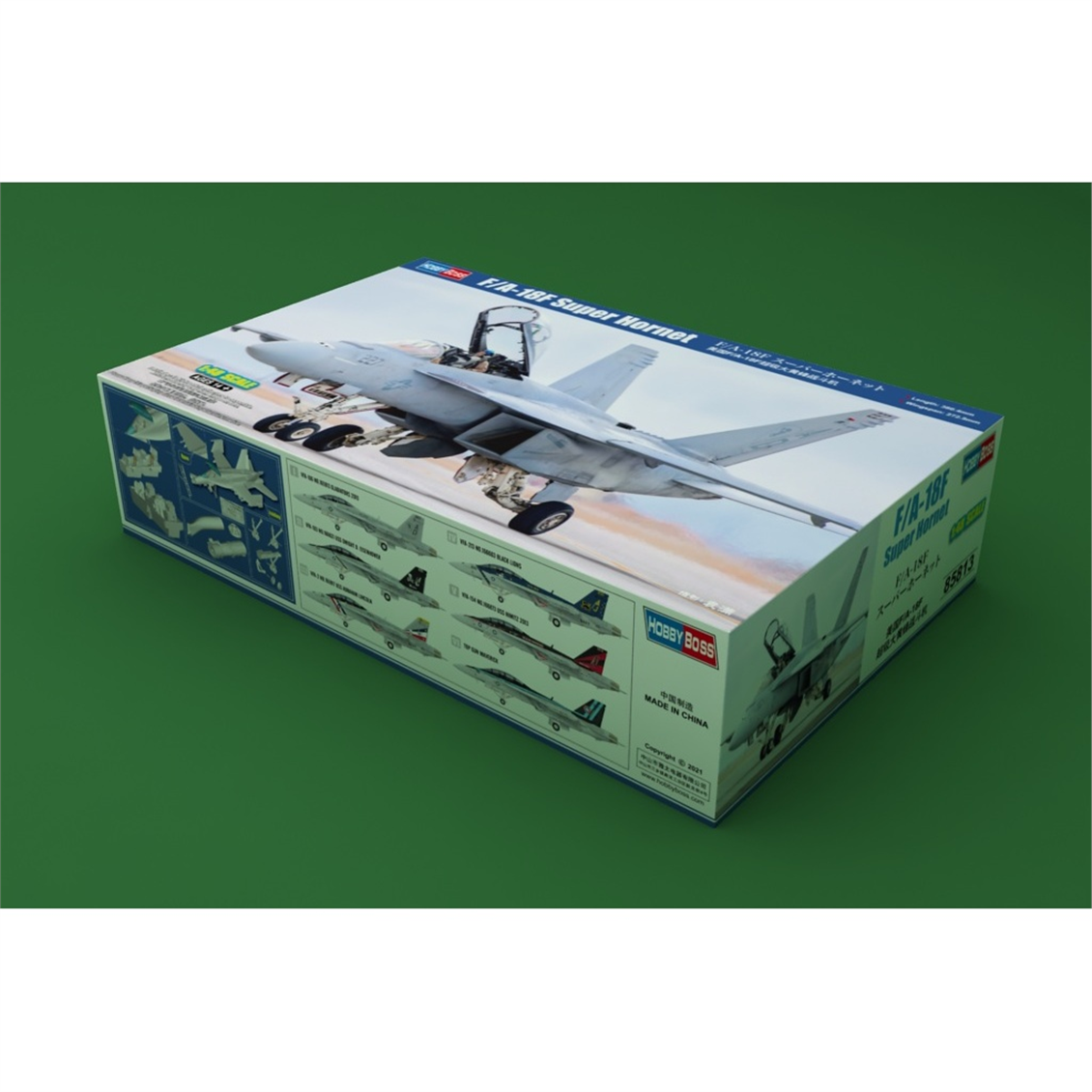 Hobbyboss 85813 1/48 Ölçek, F/A-18F Super Hornet, Savaş Uçağı Plastik Model Kiti