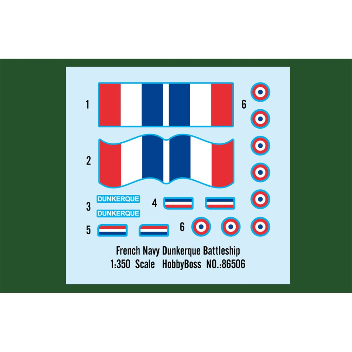Hobbyboss 86506 1/350 Ölçek, Fransız Donanması Dunkerque Savaş Gemisi, Plastik Model Kiti