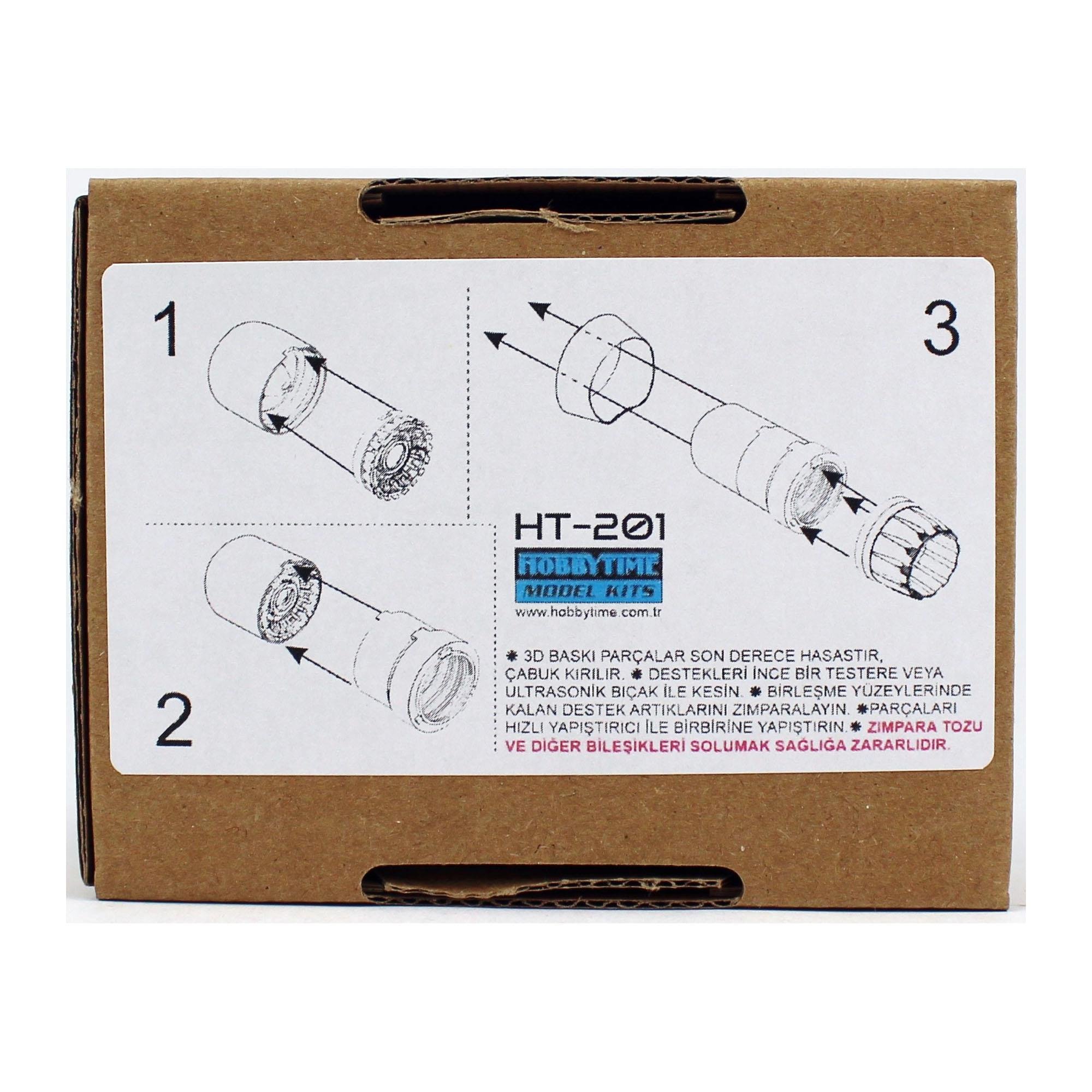 Hobbytime 201 1/72 Ölçek, F-16 GE  F110 Açık Egzost, 3D Yazılmış Reçine Detay Parçası