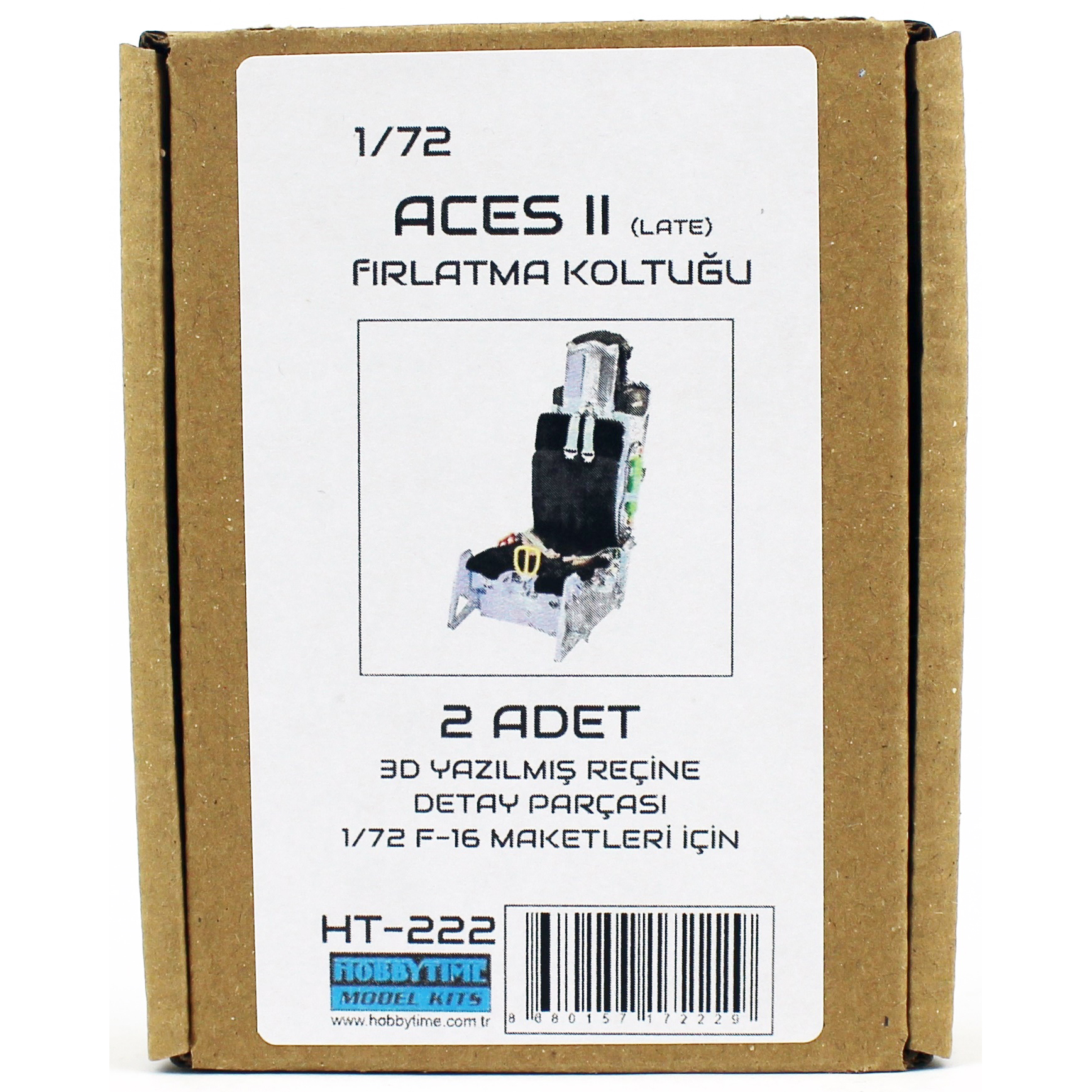 Hobbytime 222 1/72 Ölçek, ACESS II (Late) Fırlatma Koltuğu, 2 Adet, 3D Yazılmış Reçine