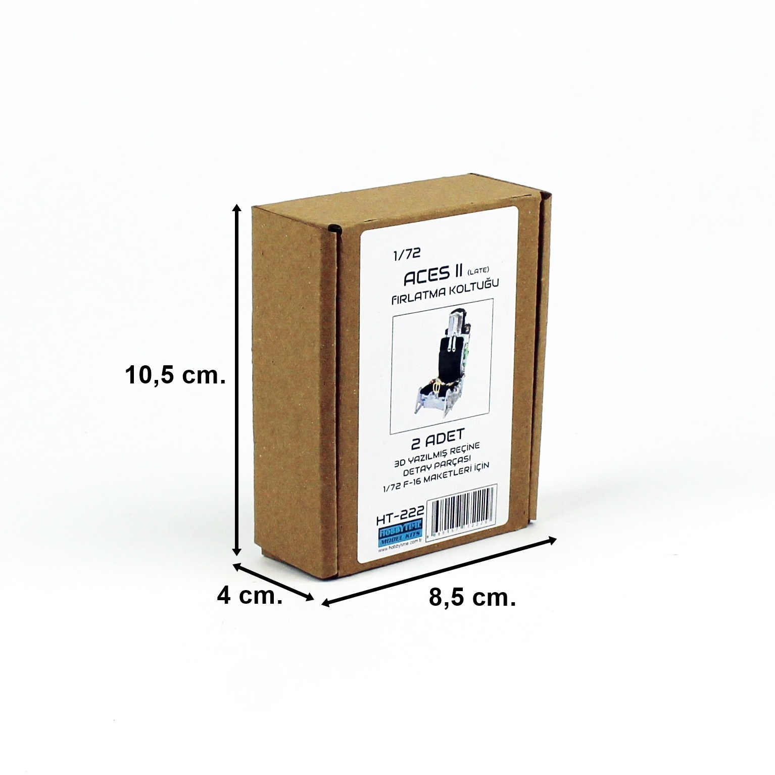 Hobbytime 222 1/72 Ölçek, ACESS II (Late) Fırlatma Koltuğu, 2 Adet, 3D Yazılmış Reçine