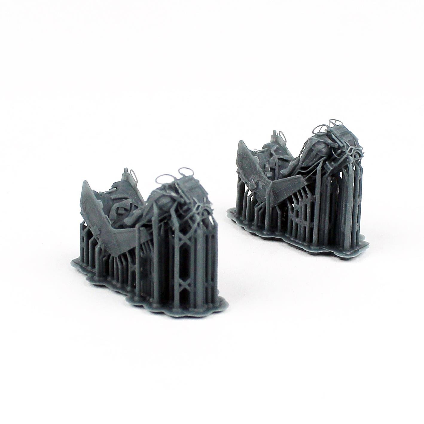 Hobbytime 241 1/72 Ölçek, MB Mk. H-7 Fırlatma Koltuğu, 2 Adet, 3D Yazılmış Reçine Detay Parçası