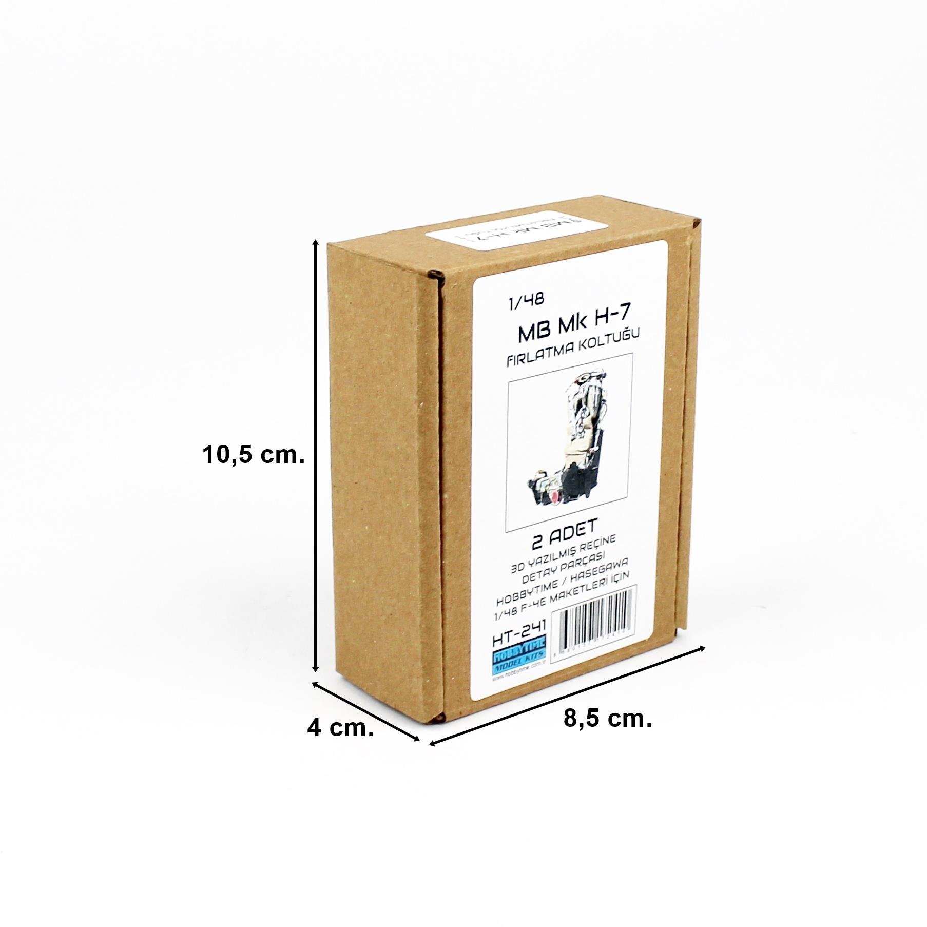 Hobbytime 241 1/72 Ölçek, MB Mk. H-7 Fırlatma Koltuğu, 2 Adet, 3D Yazılmış Reçine Detay Parçası