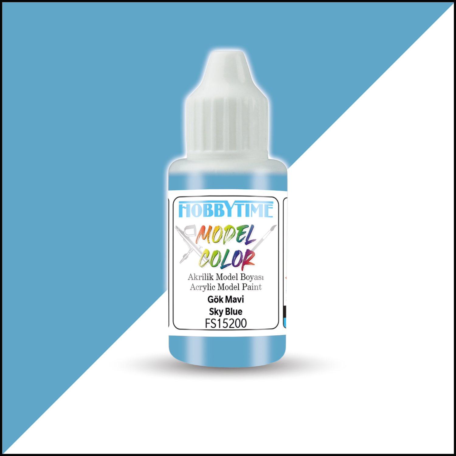 Hobbytime 425 18 ml.FS15200 Gök Mavi (Sky Blue), Akrilik Model Boyası