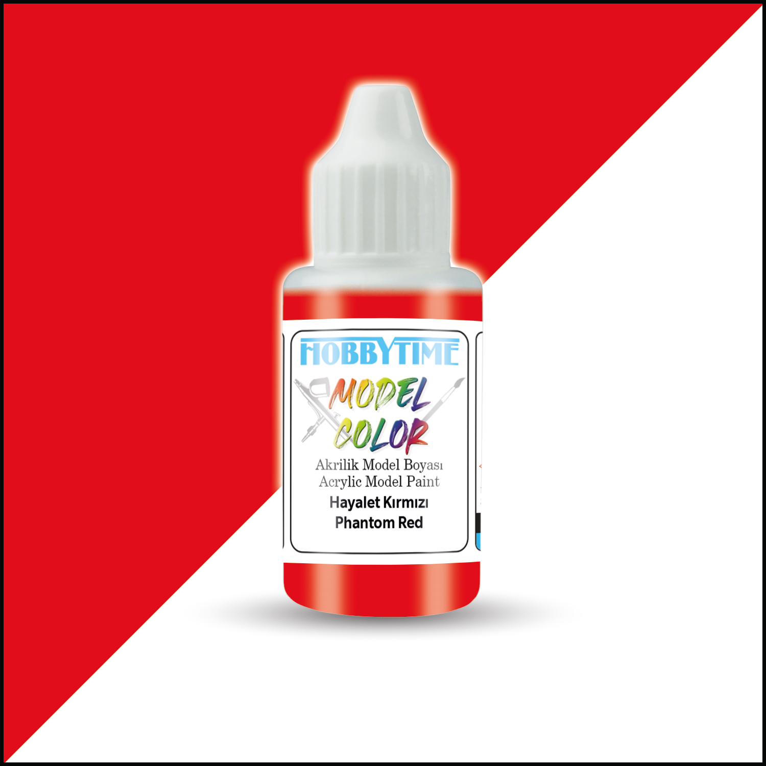 Hobbytime 435 18 ml. Hayalet Kırmızı (Ghost Red), Akrilik Model Boyası