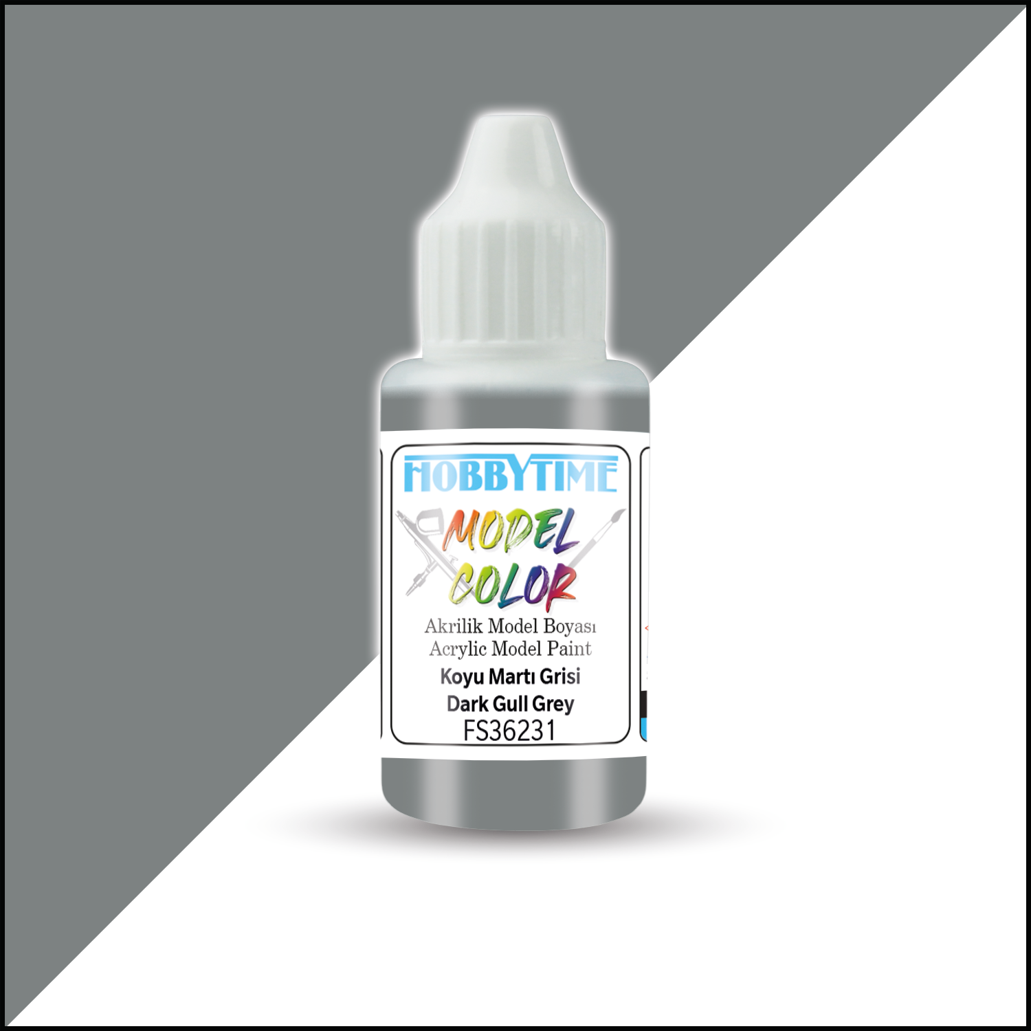 Hobbytime 437 18 ml. FS36231 Koyu Martı Grisi (Dark Gull Grey), Akrilik Model Boyası