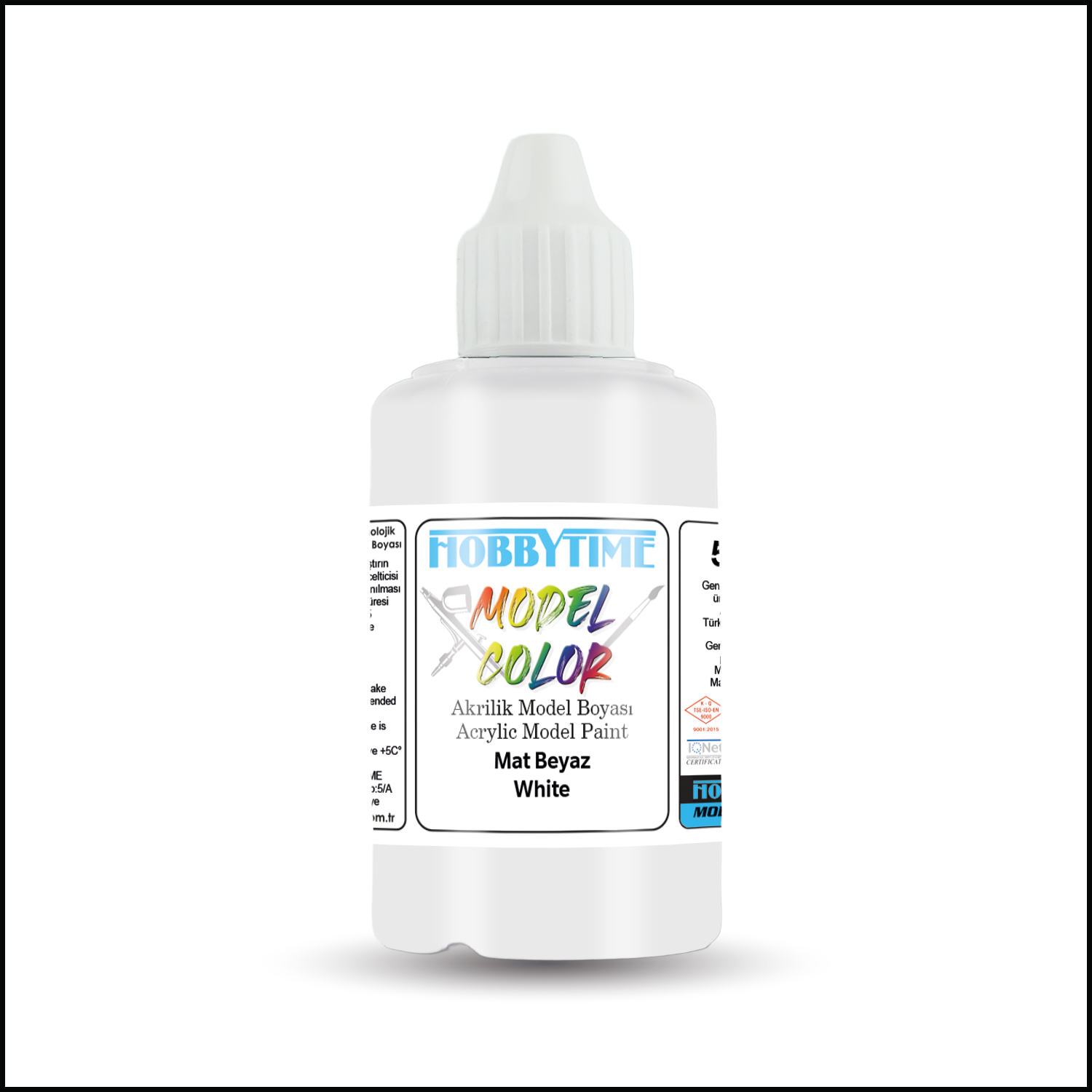 Hobbytime 475 50 ml. Mat Beyaz (White ), Akrilik Model Boyası