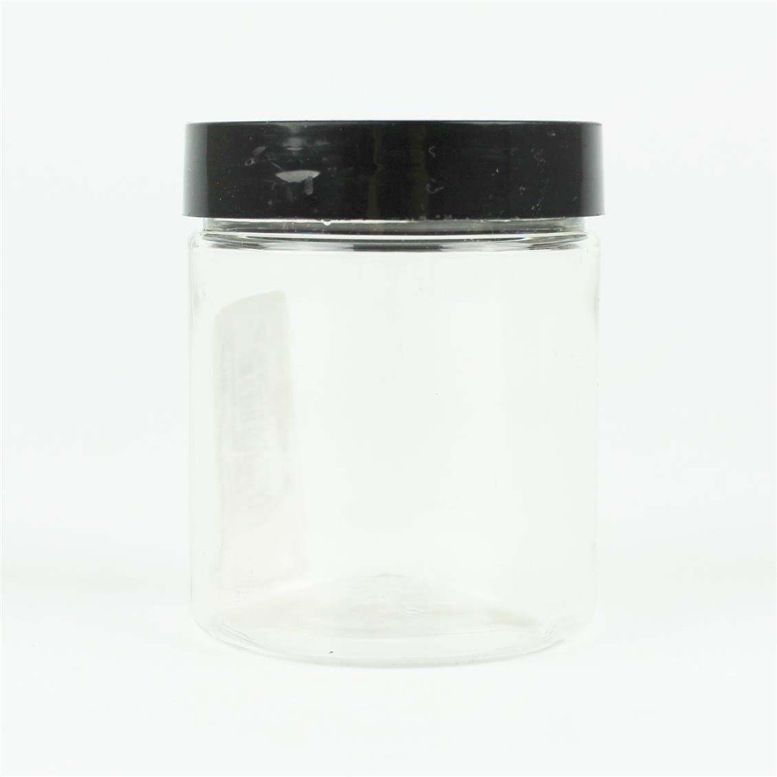 Hobbytime HT773 Şeffaf Pet Kavanoz, 100 ml. Contalı Kapaklı