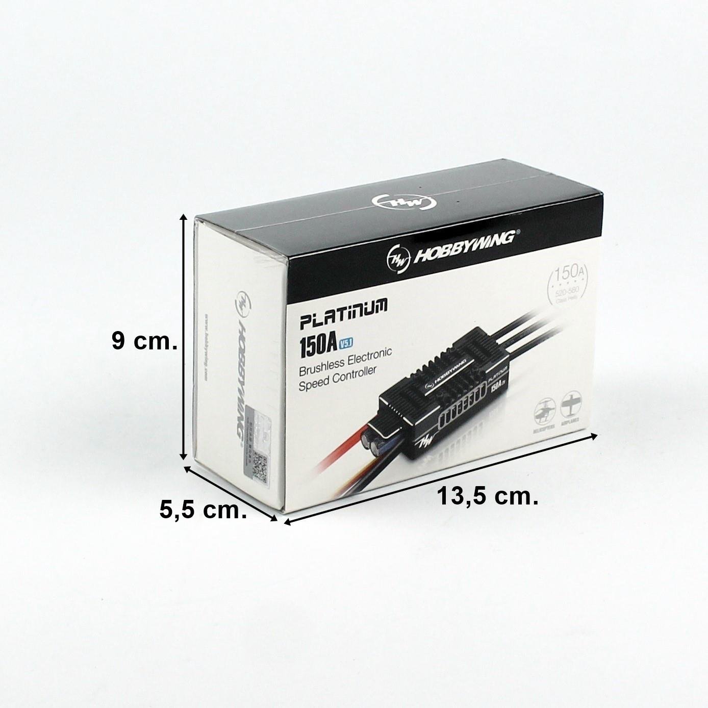 Hobbywing 30203501 Platinum V5-150A, 3-8S Li-Po, Fırçasız Motor için Elektronik Hız Kontrolü