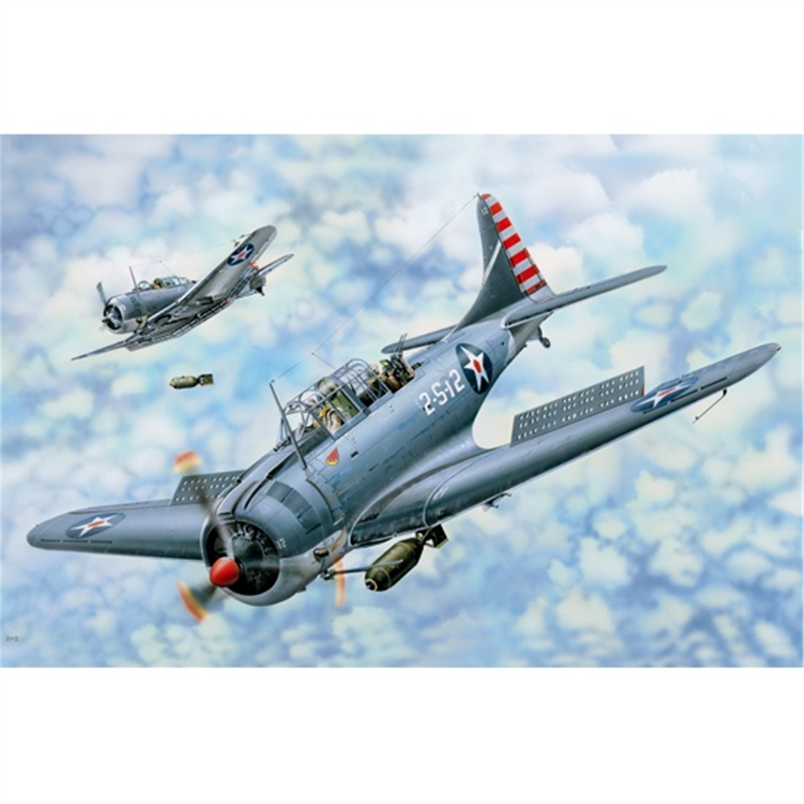 I Love Kit 61801 1/18 Ölçek, SBD-3/4 Dauntless Savaş Uçağı, Plastik Model Kiti