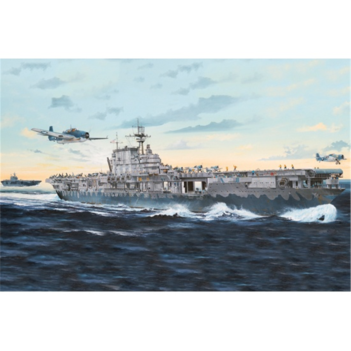 I Love Kit 62001 1/200 Ölçek, USS Hornet CV-8 Uçak Gemisi, Plastik Model Kiti