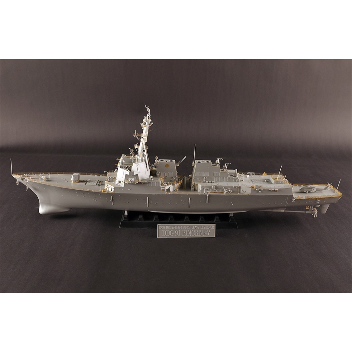 I Love Kit 62010 1/200 Ölçek, USS Pinckney DDG-91 Savaş Gemisi, Plastik Model Kiti