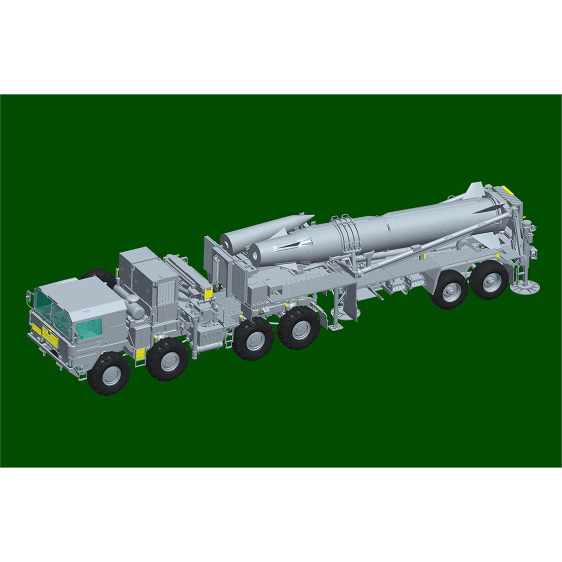 I Love Kit 63527 1/35 Ölçek, M1001 Füze Savunma Sistemi ve M790 Fırlatma Römorku, Plastik Model Kiti