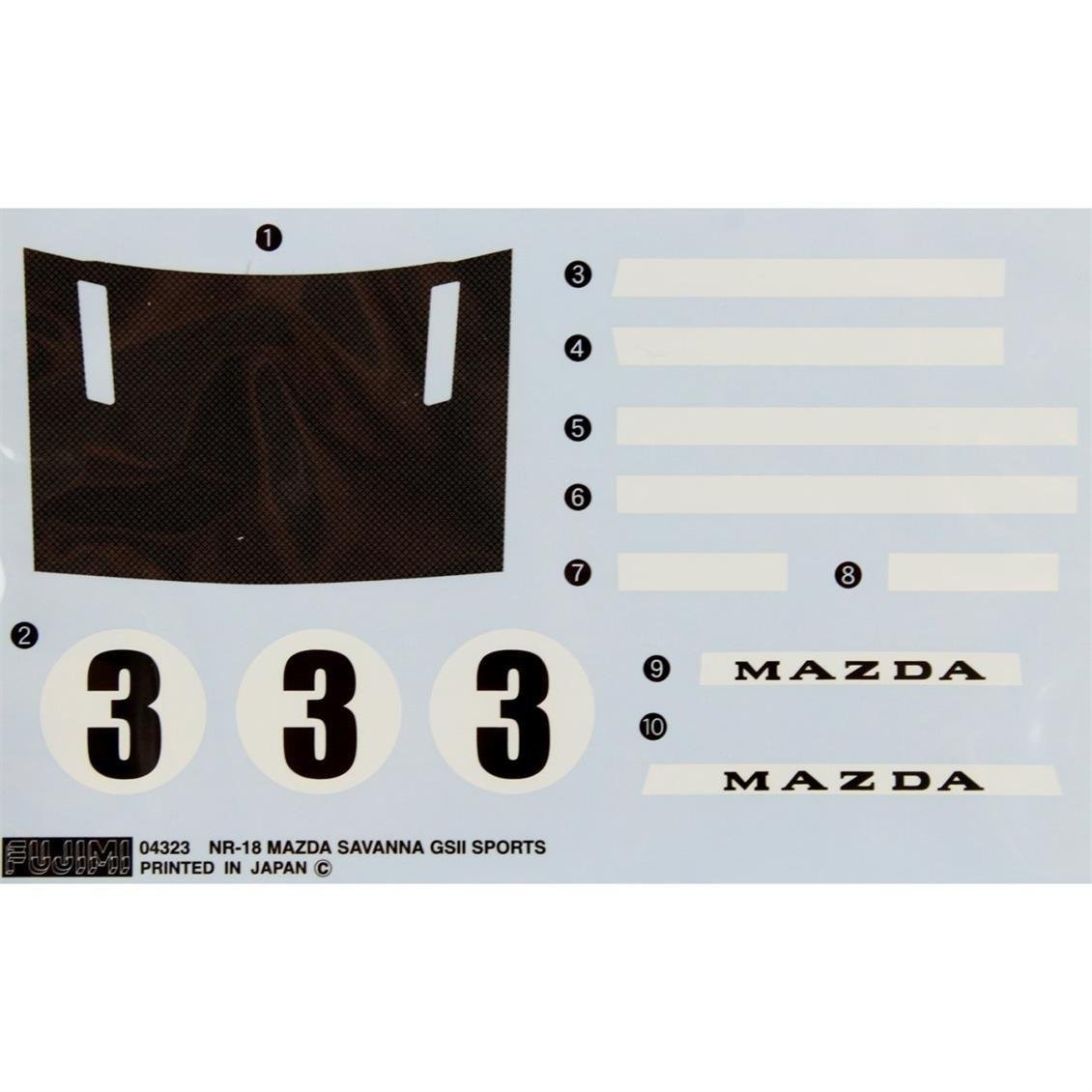 ID-109 1/24 MAZDA SAVANNA GT RX-3 RACİNG VERSİON