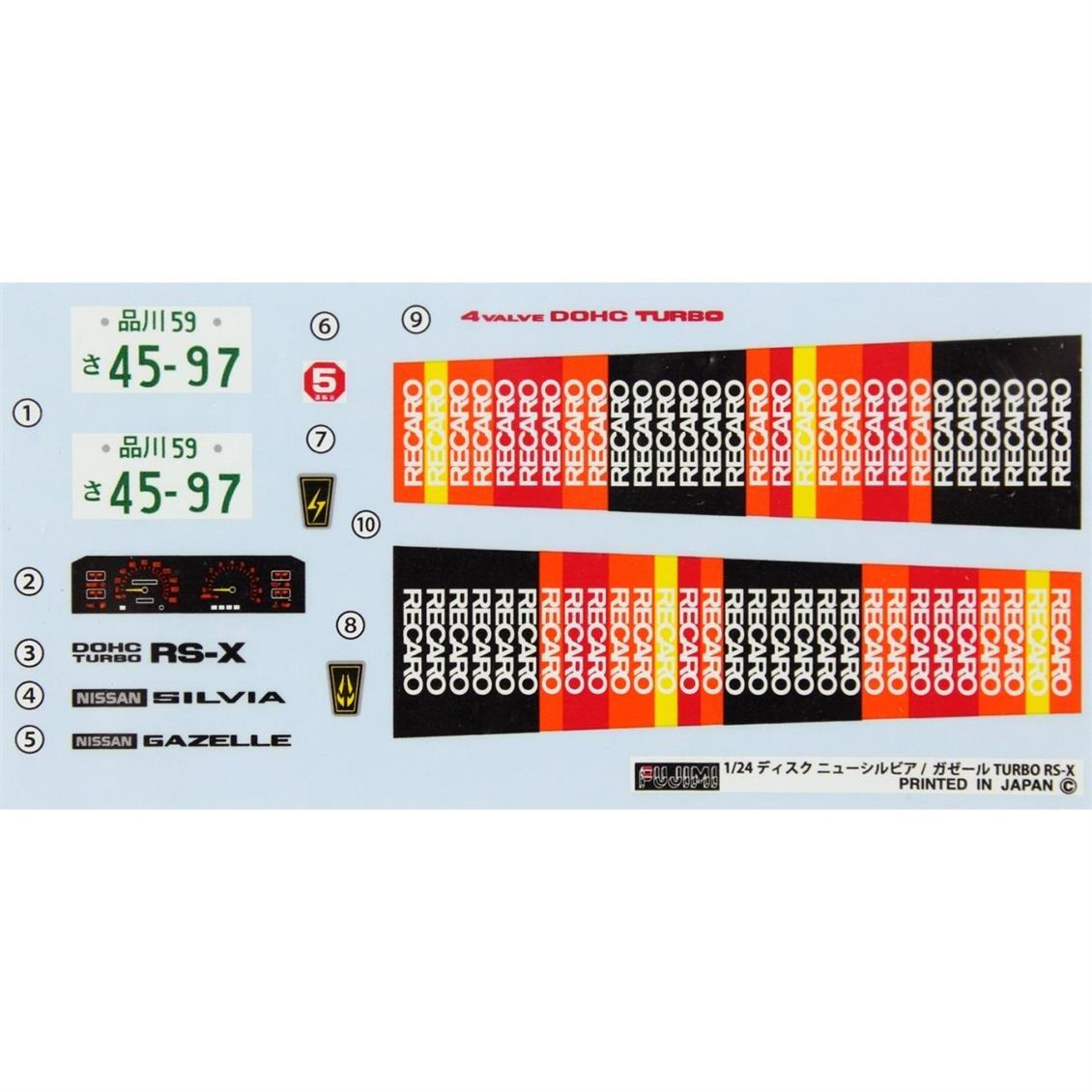 ID-76 1/24 NİSSAN SİLVİA TURBO RS-X