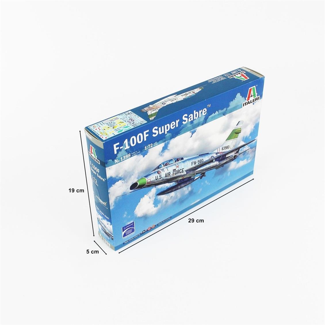 Italeri 1398S 1/72 F-100F Super Sabre Savaş Uçağı Demonte Plastik Maketi