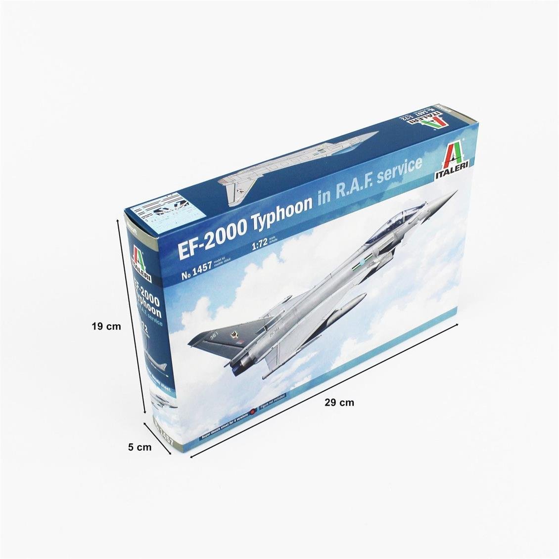 Italeri 1457S 1/72 Eurofighter Typhoon EF- 2000 ( In R.A.F. Service ) Savaş Uçağı Demonte Plastik Maketi