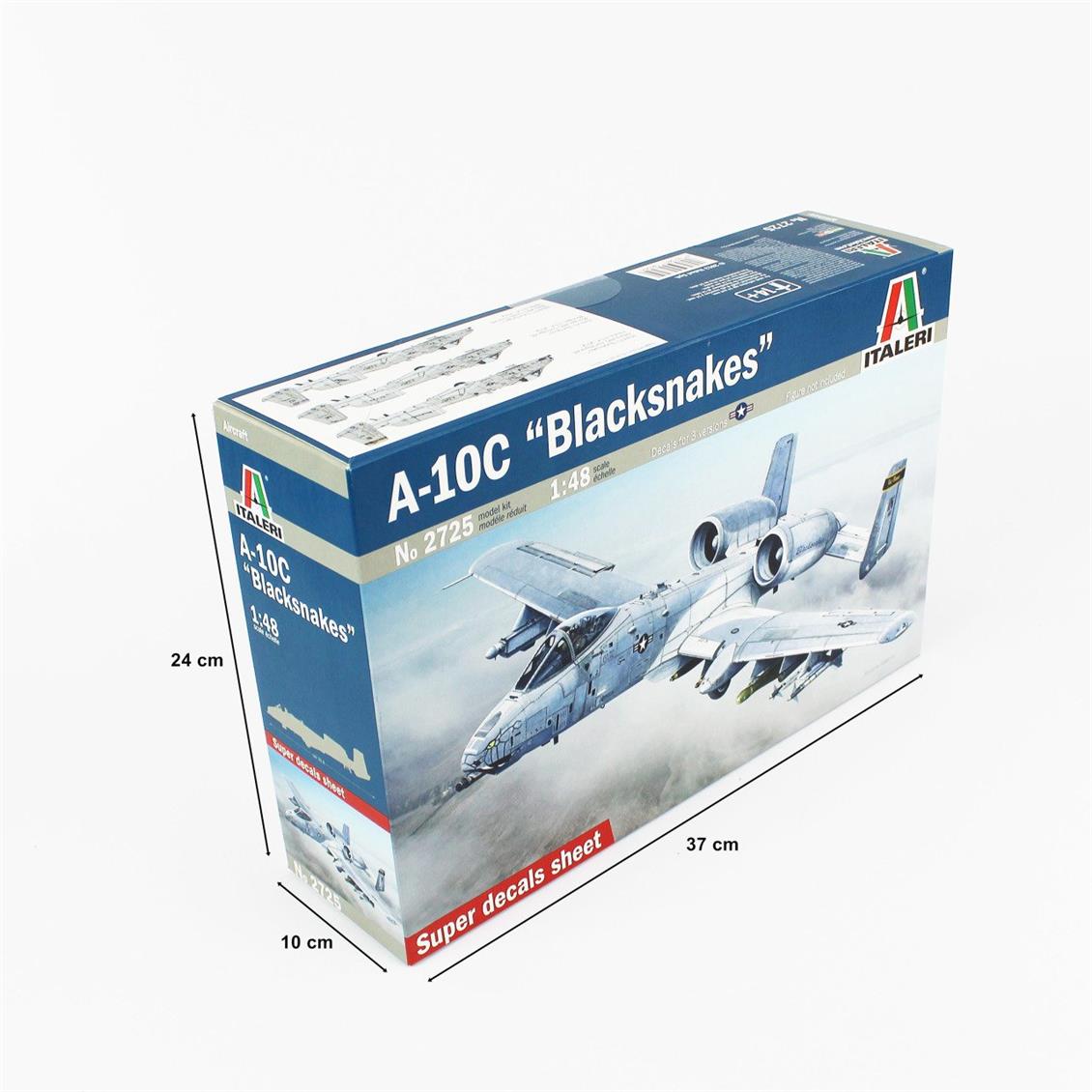 Italeri 2725S 1/48 A-10C ( Blacksnakes ) Savaş Uçağı Demonte Plastik Maketi