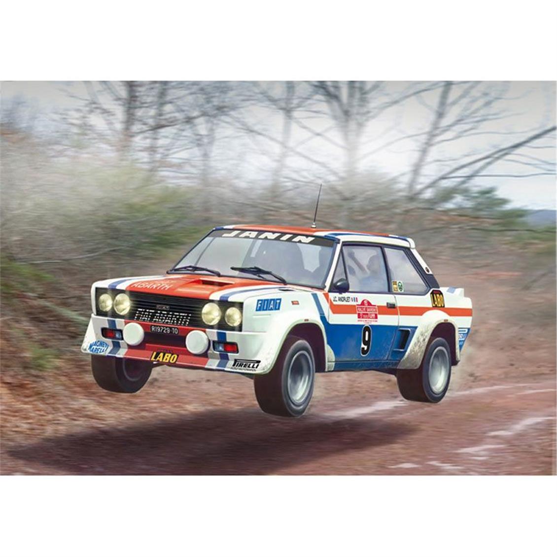 Italeri 3621S 1/24 Ölçek, Fiat 131 Abarth ( San Remo Rallisi 1977 ) Otomobil, Plastik Model kiti