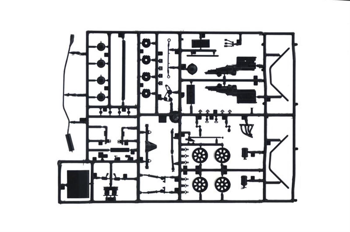 Italeri 3655S 1/24 Ford Escort RS1800 Mk.II Yarış Arabası Demonte Plastik Maketi