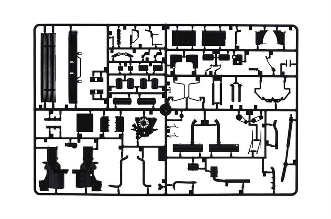 Italeri 3784S 1/24 Iveco Magirus DLK 26-12 Merdivenli İtfaiye Aracı Demonte Plastik Maketi