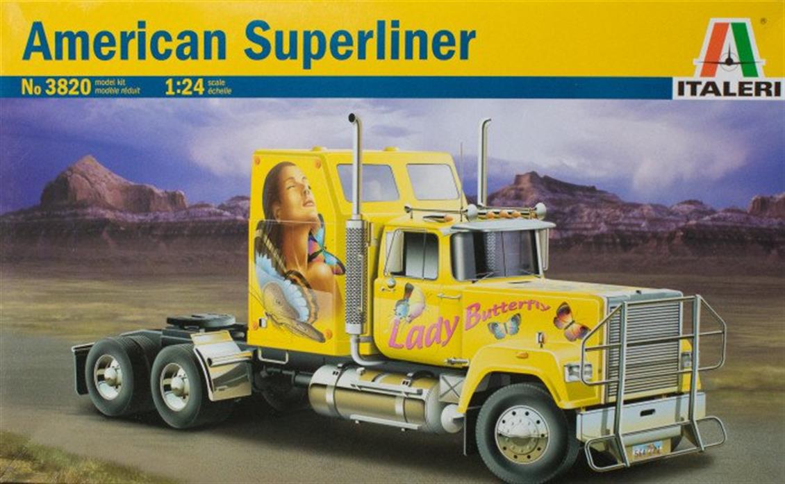 Italeri 3820S 1/24 Amerikan Superliner Çekici Demonte Plastik Maketi