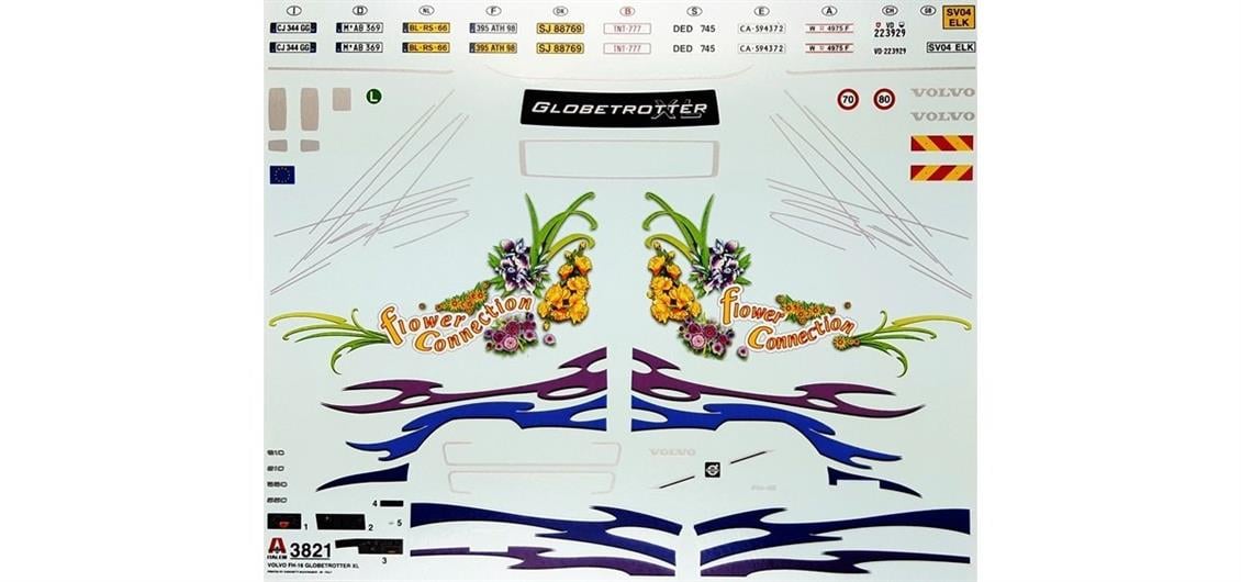 Italeri 3821S 1/24 Volvo FH 16 Globetrotter XL Çekici Demonte Plastik Maketi