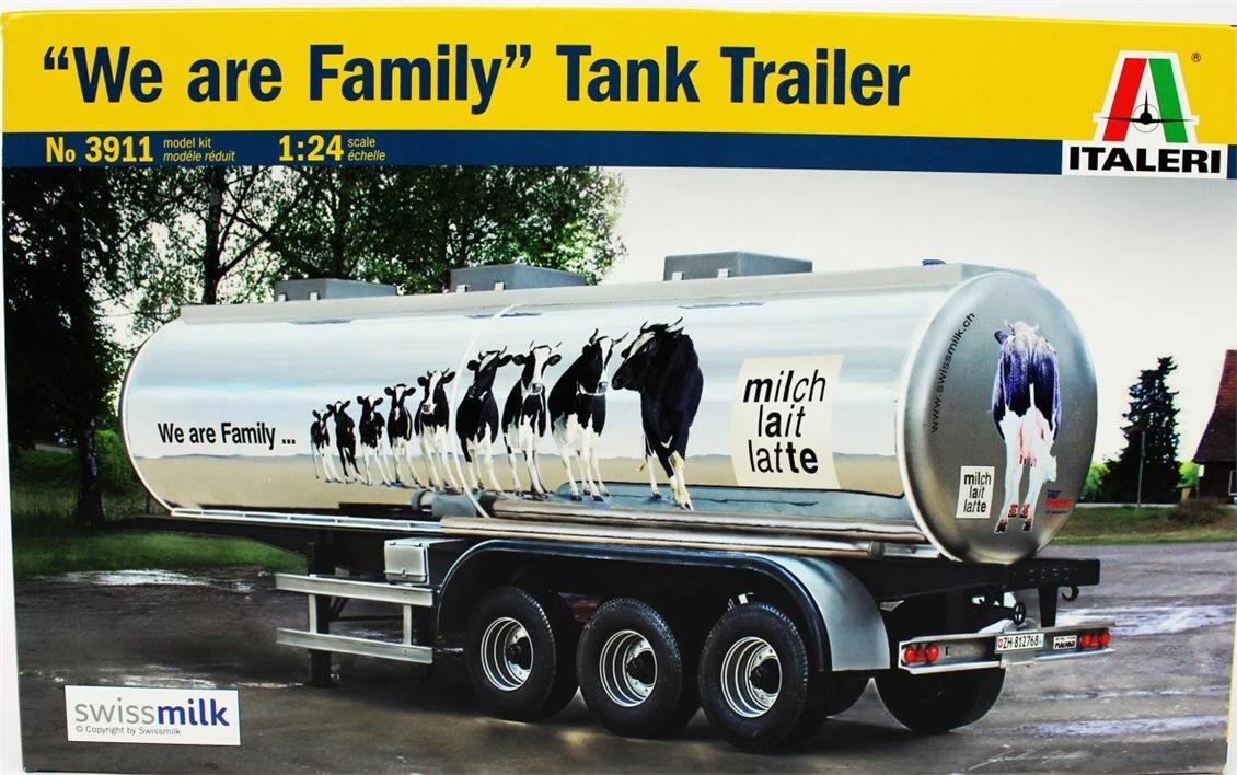 Italeri 3911S 1/24 Tanker Dorsesi (We are Family) Demonte Plastik Maketi