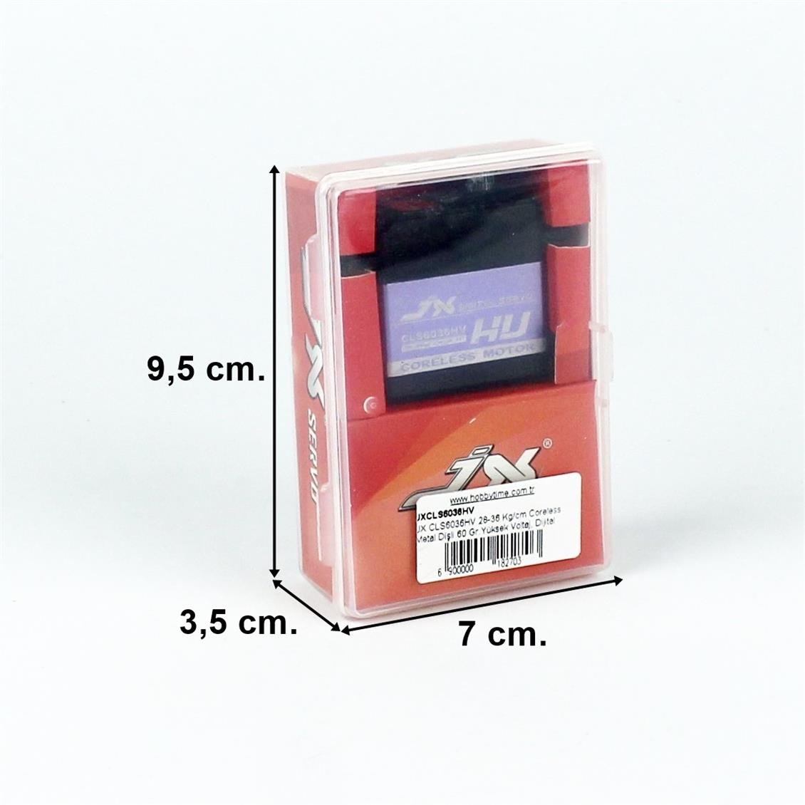 JX CLS6036HV 28-36 Kg/cm Coreless Metal Gear 60 Gr. High Voltage, Digital Servo