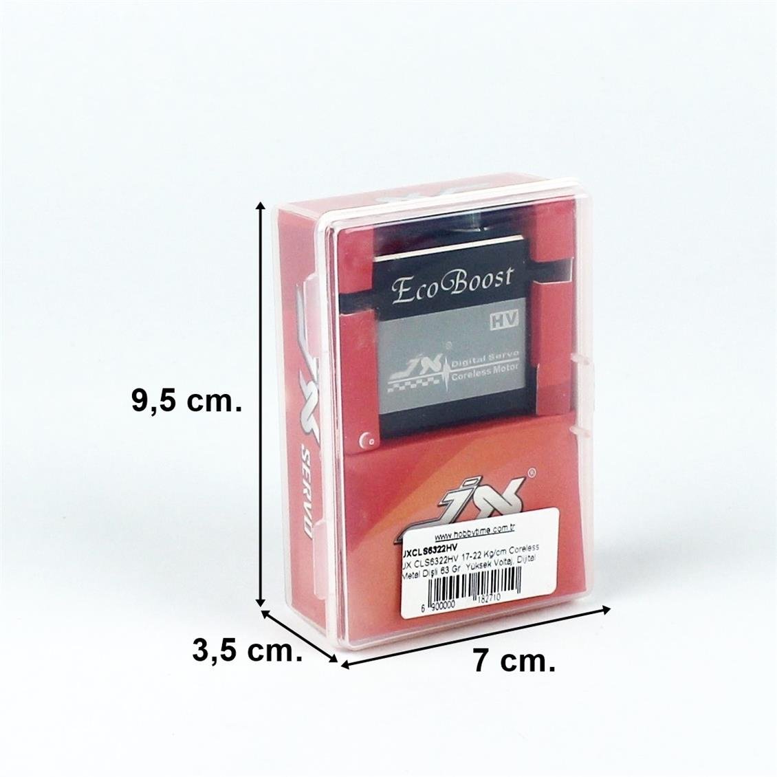 JX CLS6322HV 17-22 Kg/cm Coreless Metal Gear 63 Gr. High Voltage, Digital Servo