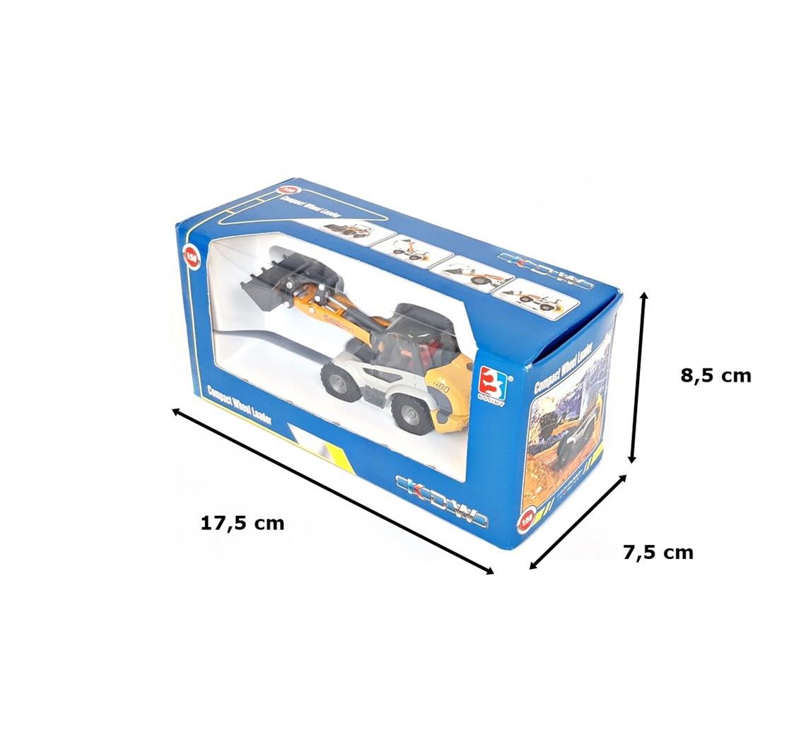 Kaidiwei 625002 1/50 Mini Tekerlekli Yükleyici Mak