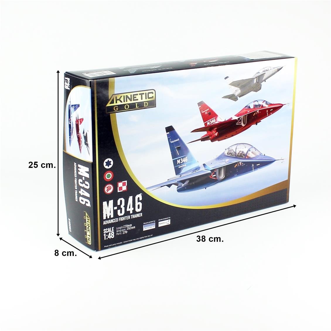 Kinetic K48063 1/48 Alenia M-346 Eğitim Savaş Uçağı, Plastik Model Kiti