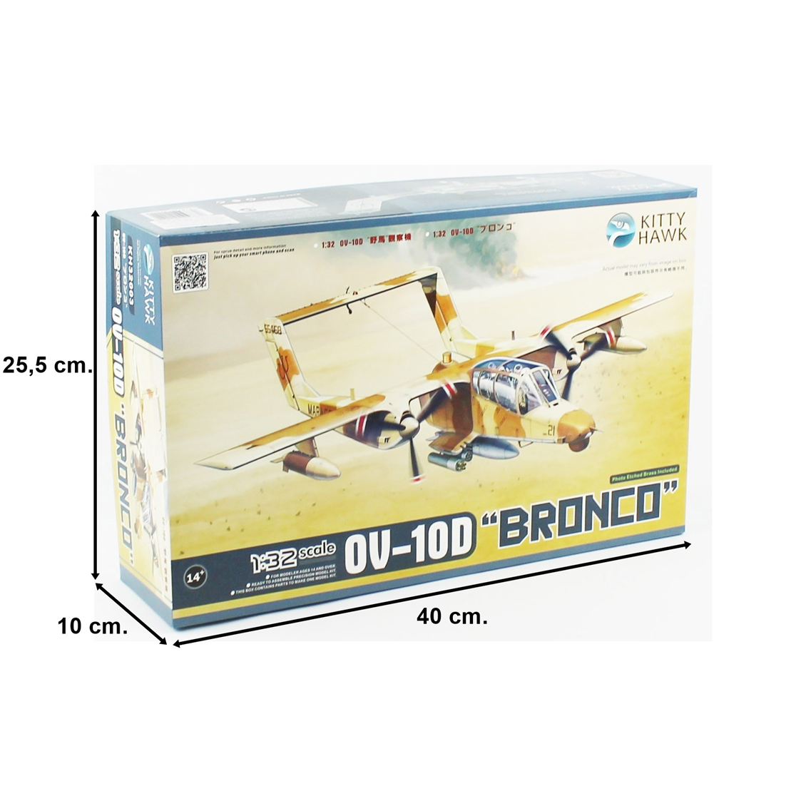 Kitty Hawk 32003 1/32 Ölçek, OV-10D Bronco, Savaş Uçağı  Plastik Model kiti