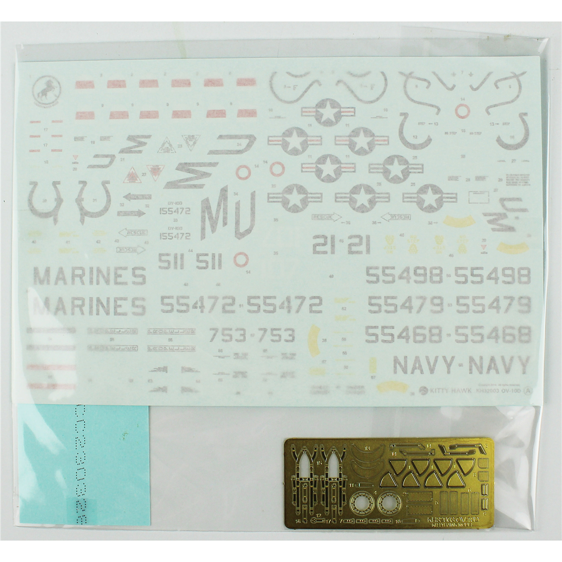 Kitty Hawk 32003 1/32 Ölçek, OV-10D Bronco, Savaş Uçağı  Plastik Model kiti