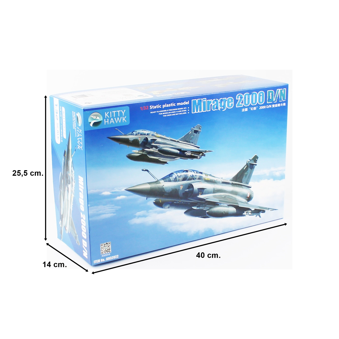 Kitty Hawk 32022 1/32 Ölçek, Mirage 2000 D/N, Savaş Uçağı  Plastik Model kiti
