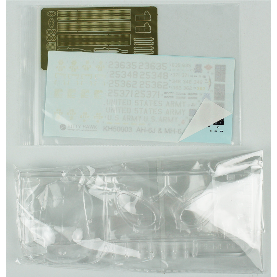 Kitty Hawk 50003 1/35 Ölçek, Hughes AH-6J/MH-6J Little Bird Nightstalker,