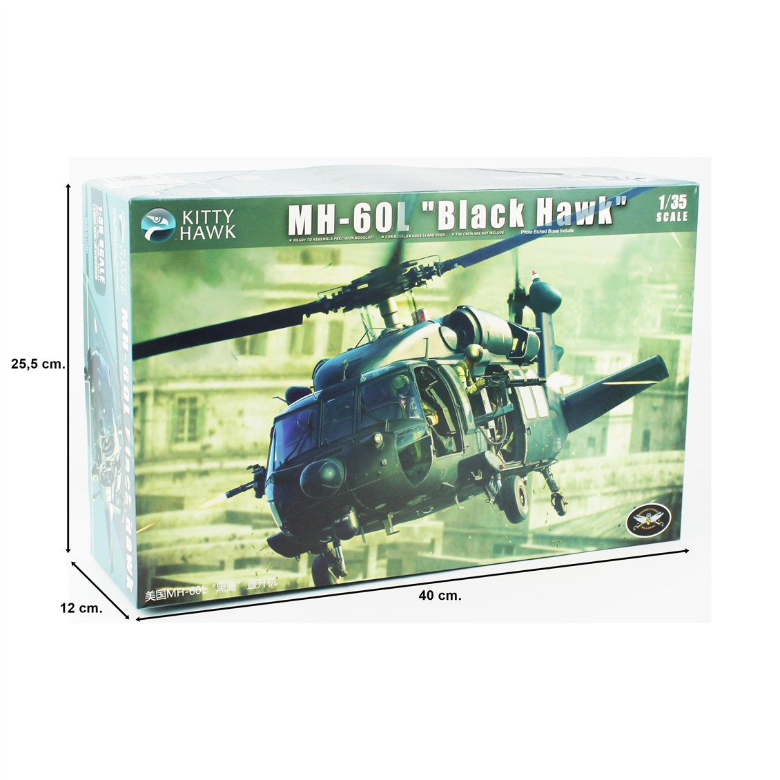 Kitty Hawk 50005 1/35 Ölçek, MH-60L Black Hawk, Askeri Helikopter Plastik Model kiti