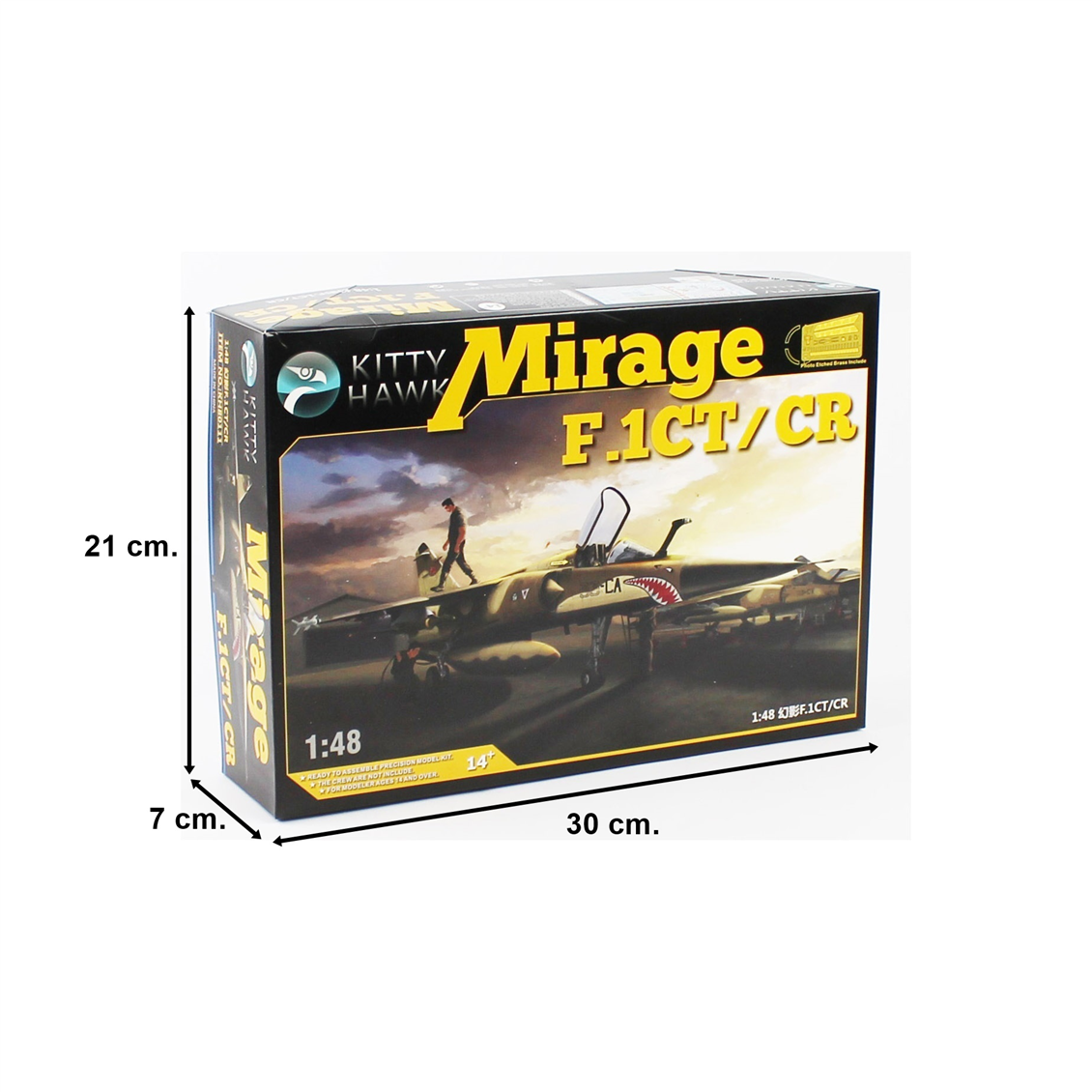 Kitty Hawk 80111 1/48 Ölçek, Mirage F.1CT/CR, Savaş Uçağı  Plastik Model kiti
