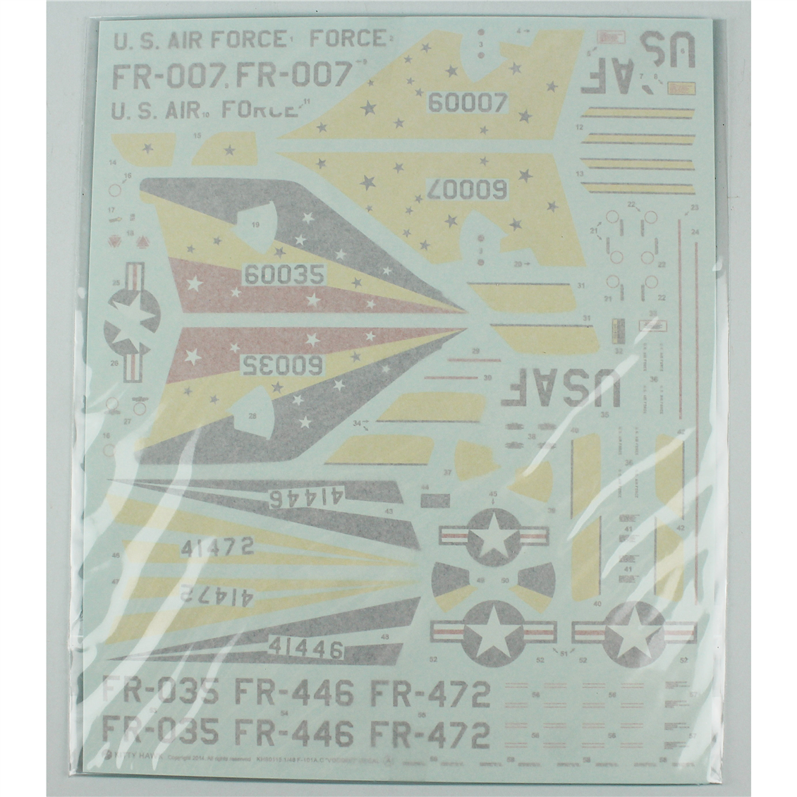 Kitty Hawk 80115 1/48 Ölçek, F-101A/C (Voodoo), Savaş Uçağı  Plastik Model kiti