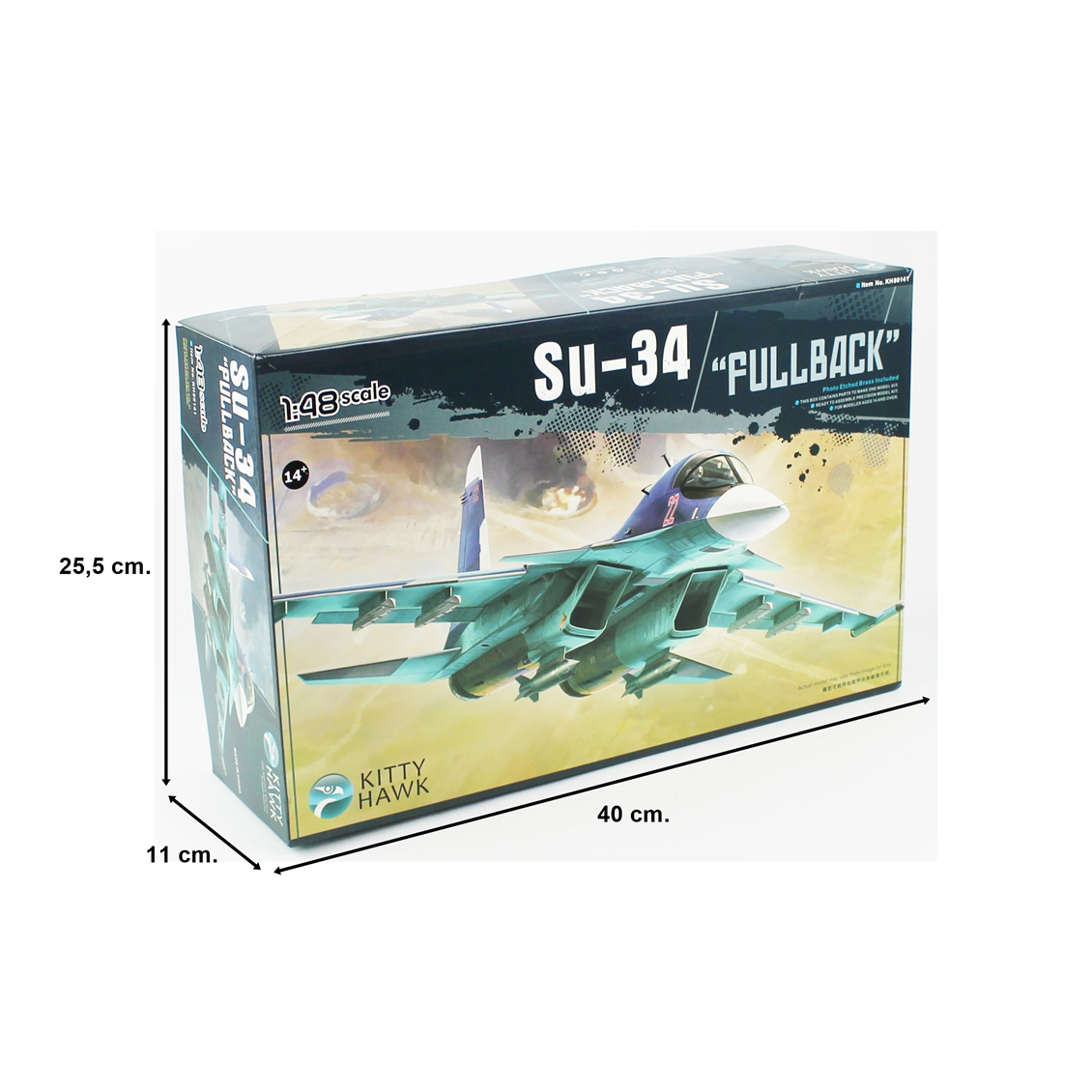 Kitty Hawk 80141 1/48 Ölçek, Su-34 (Fullback), Savaş Uçağı  Plastik Model kiti